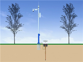 室外防雷监控立杆